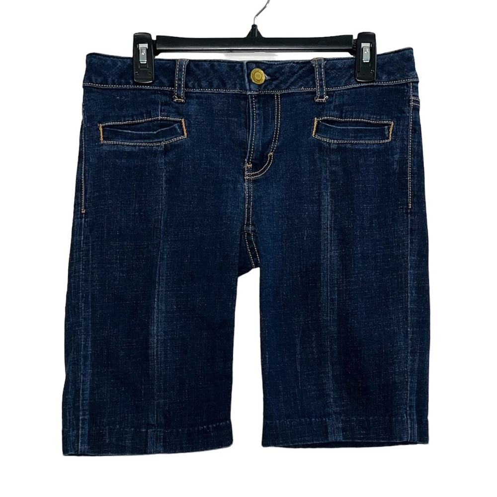 American Eagle Stretch Women’s Hipster Blue Jean Custom Made Shorts Size 8 R
